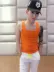 Phiên bản Hàn Quốc của mùa hè cotton mỏng chạm đáy vest nam thủy triều chặt chẽ thanh niên nam từ thể thao màu rắn thể dục vest áo lót nam sát nách Lót