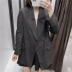 Mùa thu 2019 mới của phụ nữ ZA nhà sọc áo hai dây giản dị 8077/526 8077526 - Business Suit Business Suit