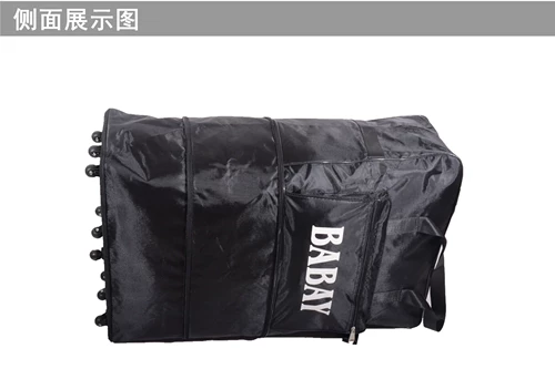 Вместительный и большой складной чемодан, сумка для путешествий, универсальный самолет, поворотные колеса