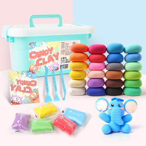 【收纳盒装】玩具先生24色超轻粘土