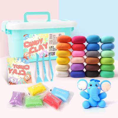 【收纳盒装】玩具先生24色超轻粘土