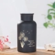 Ins đen và trắng mờ bronzing miệng rộng bình thủy tinh trang trí sáng tạo hoa khô và hoa nhân tạo - Vase / Bồn hoa & Kệ