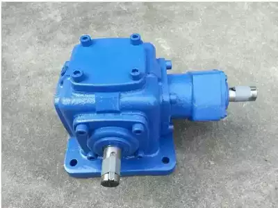 T4 spiral bevel gear steering box Right angle steering gear Speed reducer reducer