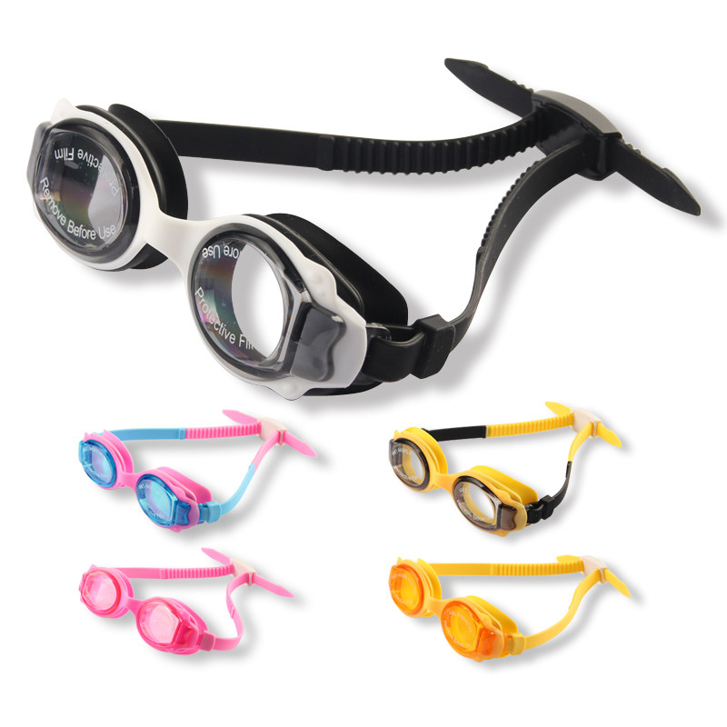 Children's swimming goggles HD waterproof fog-proof swimming goggles CUHK Scout glasses boy girls learn swimming cute swimming goggles