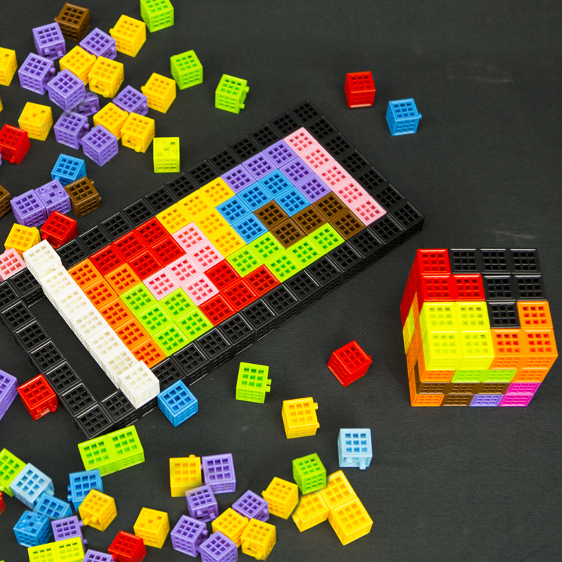 Katamino Somma Cube Six-Sided Puzzle Building Blocks Tetris Math Teaching Aids Children's Assembly Toys