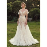 15321# изысканное V-образное свадебное платье свадебные платья элегантные