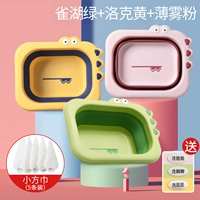 [Обновление складки и складывания] Locke Huang+Mist+Tyed Lake Green+5 маленький квадратный шарф (отправка частей наклеек)