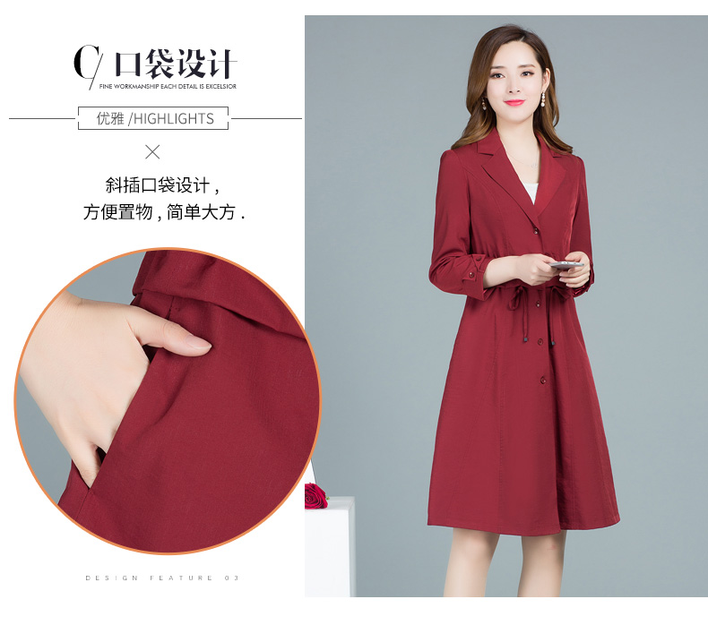 Trench pour femme      en Polyester - Ref 3227511 Image 12