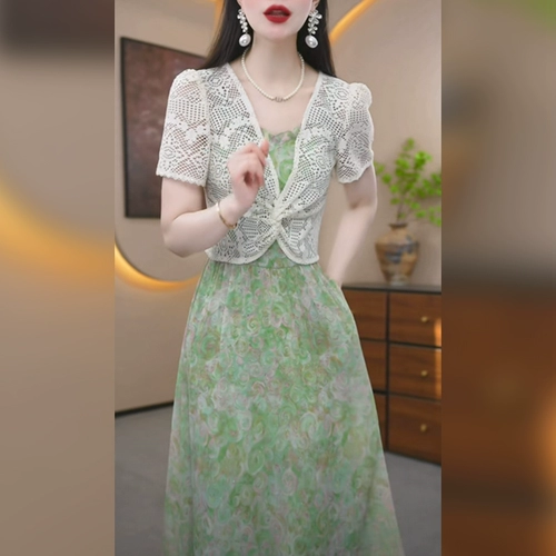 Кружевной комплект, юбка, приталенный корсет