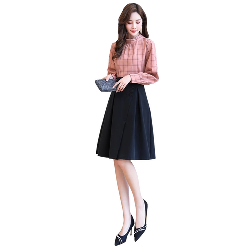 Осеннее платье, корсет, дизайнерский комплект, юбка, 2021 года, в корейском стиле, подходит для подростков, тренд сезона