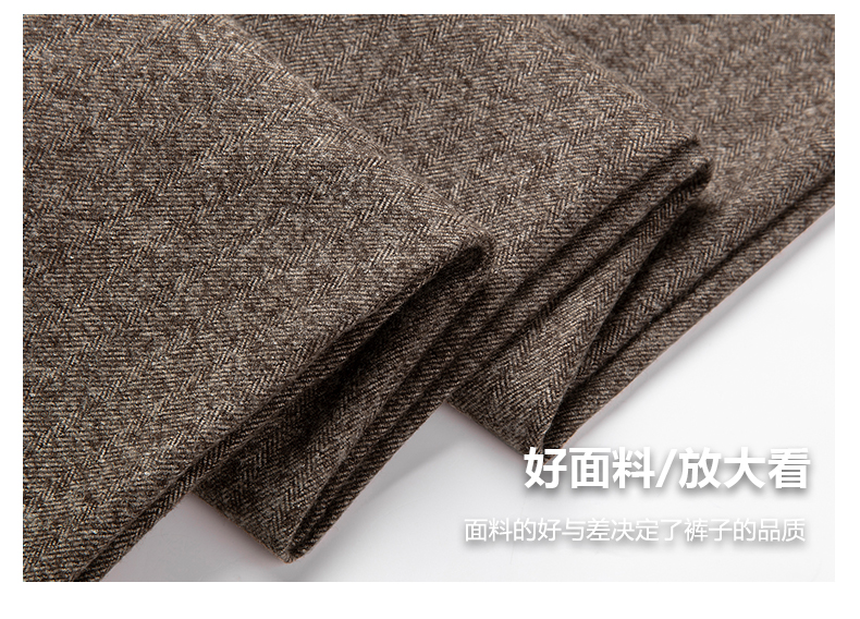Quần âu retro nam Anh phiên bản Hàn Quốc của quần phù hợp tự tu quần nam thời trang đẹp trai xu hướng quần thẳng quần vải đen