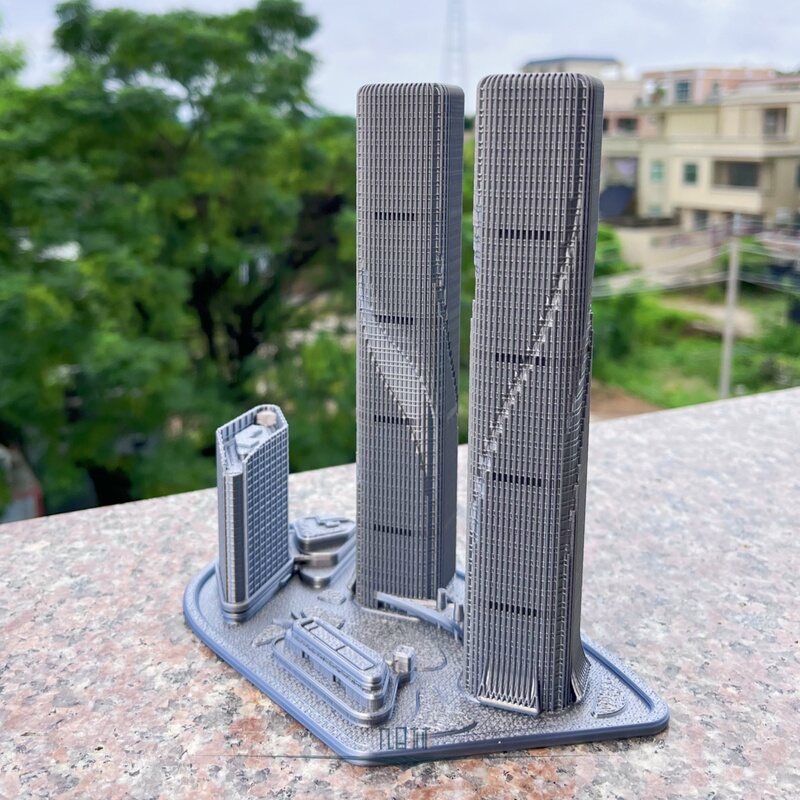Hangzhou Shimao Smart Gate Model Landmark Building Ornament Simple Zhejiang Tourist Souvenir Architectural Craft Hangzhou Shimao Smart Gate Model Landmark Building Ornament Simple Zhejiang Tourist Souvenir Architectural Craft