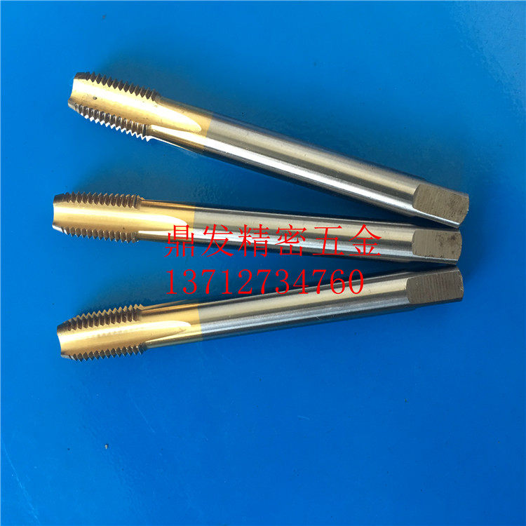 Japan YAMawa plated titanium straight groove screw tapping PT PS G RC RP NPT NPS1 4-19-18X100 screw tap