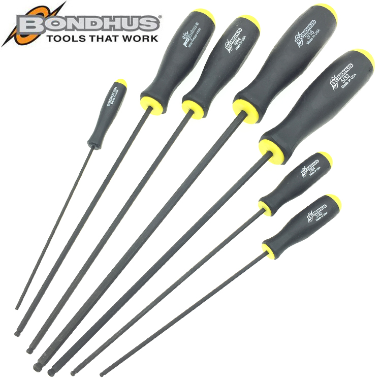 US BONDUS Bolton lengthened inner-hexagon hand-batch head screwdriver 5 64 1 16 3 32 1 4