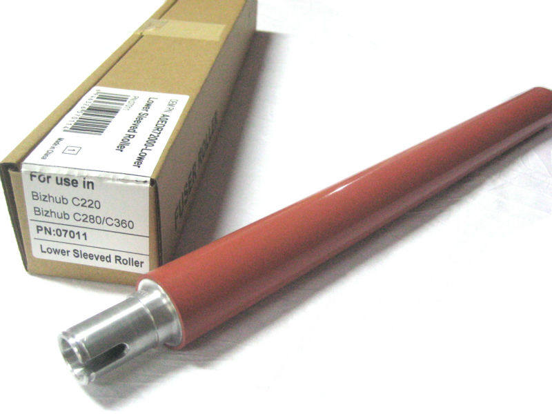 Compatible with beauty and energy Da Minolta C220 C220 C280 C360 C360 roller lower roller undercoated fluorine roller-Taobao