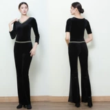 Бархатная элегантная спортивная одежда для тренировок, комплект