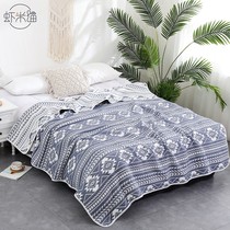 Shrimp Rice Cat New Products Lucky Totem Gauze Soft Mat baby pure cotton bed linen cool and intimate with sweat and air