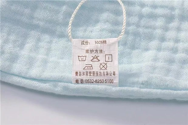 Mu Mu Le giặt quần áo cotton cho bé quần áo điều hòa không khí mùa hè mỏng tay dài một bộ đồ ngủ cotton gạc - Áo liền quần