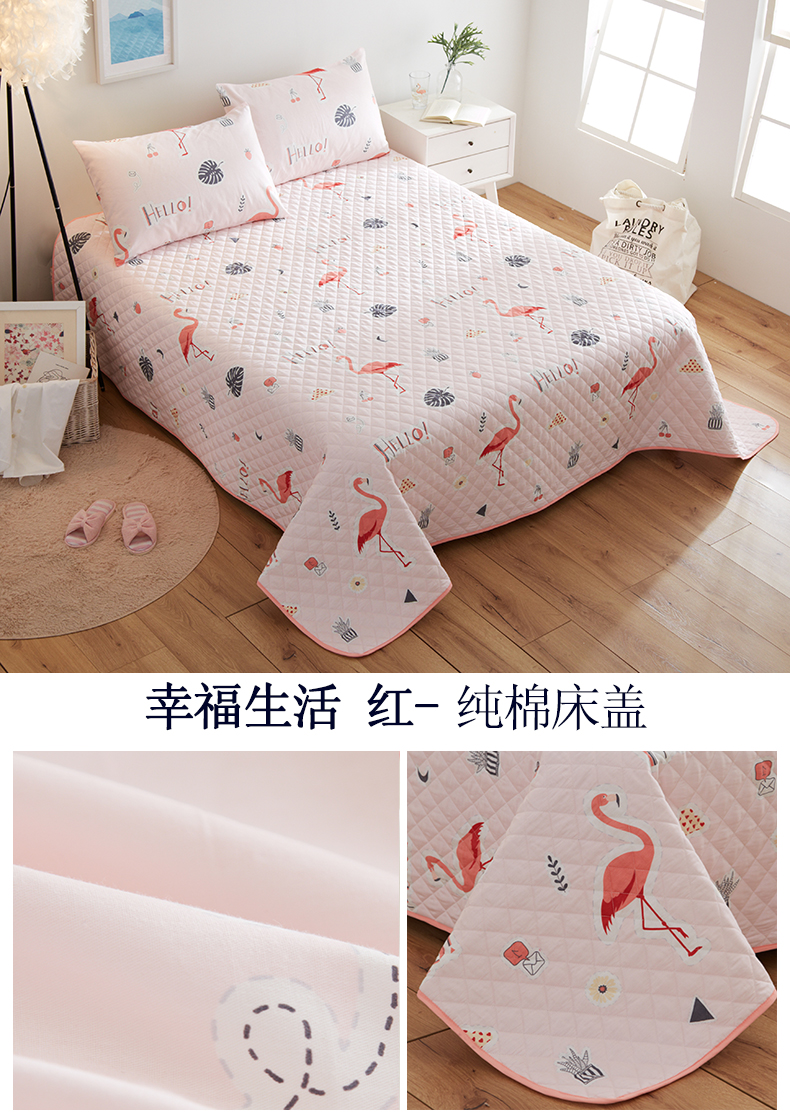 Giường bìa ba mảnh mảnh duy nhất bông chần sheets 3.0 m trải giường Châu Âu chần chăn đơn tăng tatami