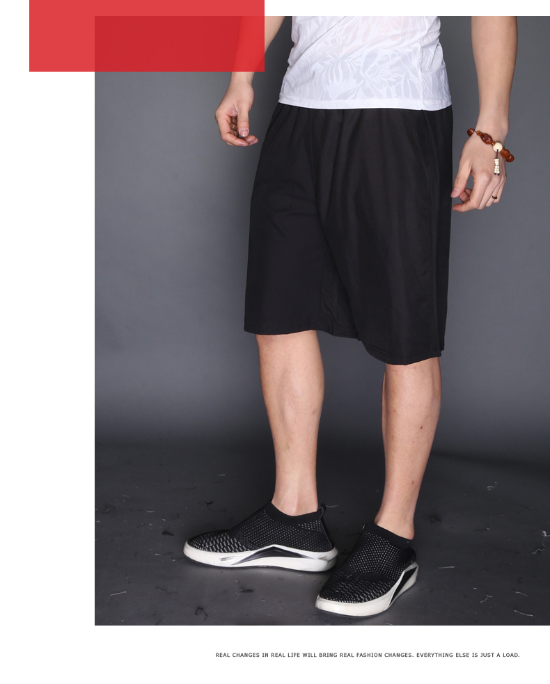 Trung Quốc phong cách văn hóa Phật giáo in quần short năm điểm quần rộng kích thước quần dài bãi biển quần quốc nam quần lót nam