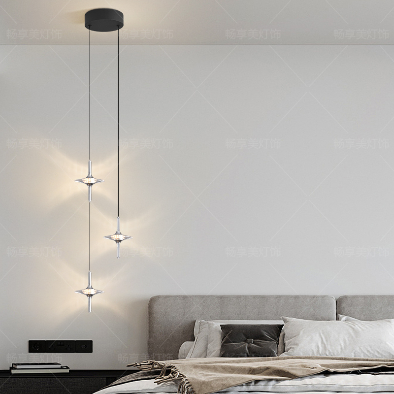 Living Room Background Wall Ambiance Pendant Light, Entryway Hallway High-End Artistic Trendy Adjustable Ceiling Light