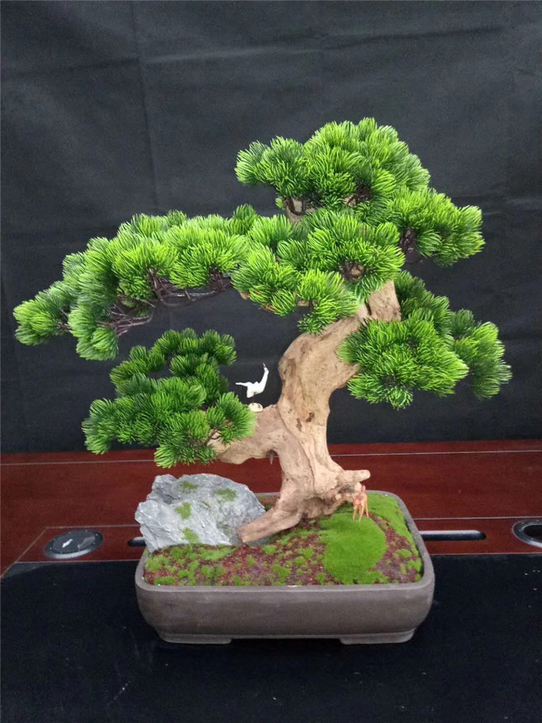 Nhà máy trực tiếp làm đẹp nhỏ thông thông mô phỏng kim thông chào đón cây thông phụ kiện hoa thông cây nhựa nhựa - Hoa nhân tạo / Cây / Trái cây cây giả trang trí