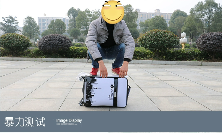 Trường hợp xe đẩy, hành lý bánh xe phổ thông, trường hợp lên máy bay 24 inch, hộp mật khẩu nữ 26 inch, hộp hành lý nam, vali du lịch