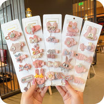 Little Girl Card Hairpin Hair Accessories Baby Clips Headwear South Korea Girl Hair Clip Baby Princess Cute Female Baby Accessories