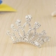 Đồ trang sức Hàn Quốc trẻ em vương miện mũ công chúa dễ thương rhinestone headband cô gái tóc phụ kiện tóc bé chải thẻ cô bé