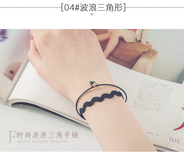 Hàn quốc retro bạn gái ngọc trai đơn giản ren sinh viên vài vòng đeo tay nữ sinh nhật Hàn Quốc bracelet Hàn Quốc trang sức vòng đeo tay