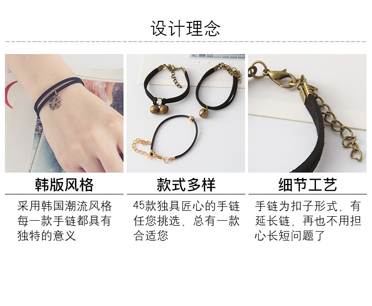 Hàn quốc retro bạn gái ngọc trai đơn giản ren sinh viên vài vòng đeo tay nữ sinh nhật Hàn Quốc bracelet Hàn Quốc trang sức vòng đeo tay