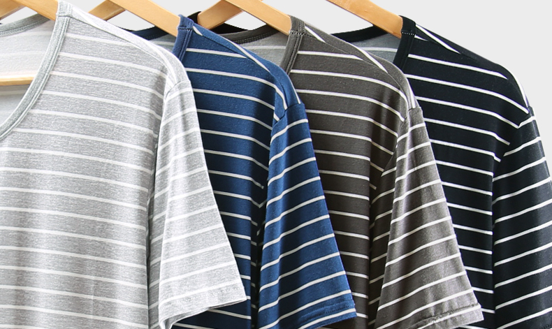 Bộ đồ ngủ nam mùa hè tay ngắn băng lụa mỏng bộ đồ ngủ cotton bông đơn hàng đầu mảnh lụa bông nhà dịch vụ áo thun nhà ngọn bộ đồ thể thao nam