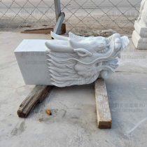 Stone carving spray faucet White marble antique spit faucet Relief fountain Villa pool landscape wall pendant