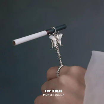 Diekui cigarette clip cigarette holder ring original niche design high-end opening smoking cessation rack
