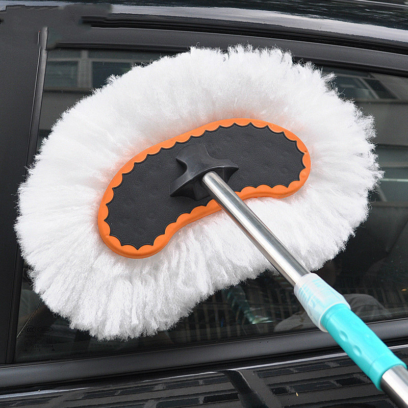 Car wash mop car special car wash with brush professional wipe car theorizer unhurt car paint car soft hairbrush head