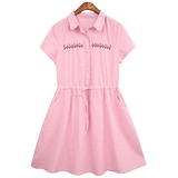 Приталенное платье, длинная летняя одежда, свежая юбка для школьников, длина миди