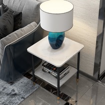 A few marble edges Nordic light luxury corners living room sofas household snow mountain white rock small coffee table Italian modern simplicity