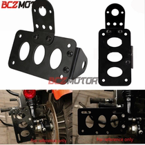 Motorbike Retro Retrofit Accessories Harecruise Taiko Car Side Mounted Rear Taillights License Plate Holder Plate Bracket