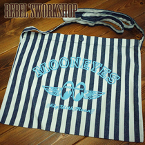 Spot Mooneyes Satchel Small Bag sacoche Cotton Stripes