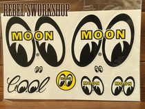 Off-the-shelf Mooneyes stickers