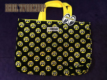 Spot Mooneyes logo canvas cotton tote bag small handbag