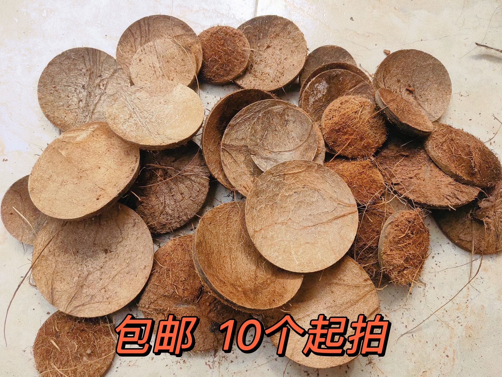 Hainan Wenchang Raw Material coconut shell Montric wafer Moss Tree fish tank View Kindergarten Handmade Diy-Taobao