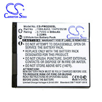 CameronSino applicable Panasonic RP-WFG20 Bluetooth headset battery 1588-8452
