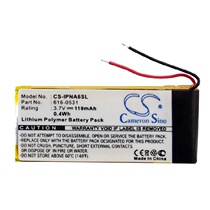 CameronSino applicable AppleiPod Nano 6thMP3 4 battery 616-0531 3 7v