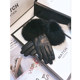 New Style Genuine Leather Gloves for Women, Winter Rabbit Fur, Cute, Fleece-Lined, Thickened, Warm, Suitable for Driving, Touchscreen, and Cycling