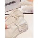 Sheepskin Gloves for Women, Winter Touchscreen Gloves, Autumn and Winter Korean Style, Cute Bowknot, Fleece-Lined, Warm, Cold-Proof, Driving, Motorcycle, Genuine Leather