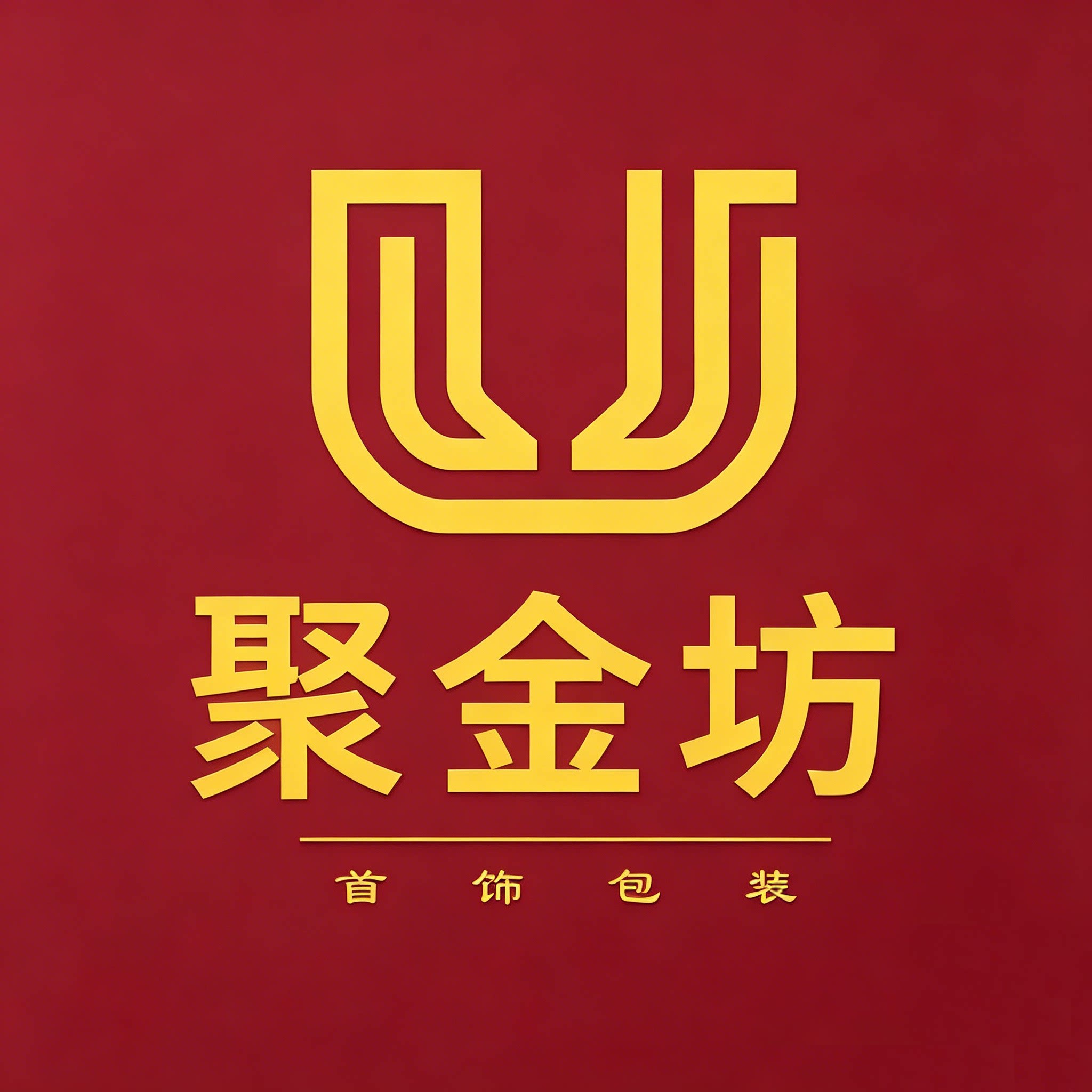 聚金坊首饰包装的LOGO