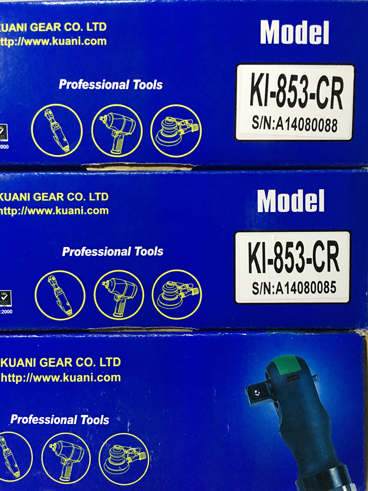 Bản gốc Đài Loan nhập khẩu súng gió nhỏ KI 1440 công cụ cờ lê khí nén Gió kéo mạnh 1 2 súng gió KI-853 máy nén khí cao áp mini