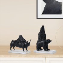 Creative Art Soft Decoration Buffin Office Sales Building Offices Open Gifts Light Luxury Personality