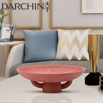 Simple modern creative fruit plate decoration home decoration living room coffee table TV cabinet restaurant storage tray decoration plate